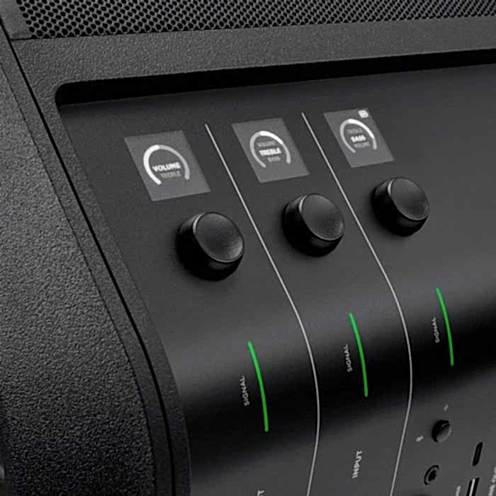 Bose S1 Pro+ Wireless PA System 3 channel mixer