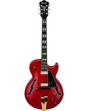 Ibanez Gb10sefm Hollowbody Electric Guitar With Case, Sapphire Red