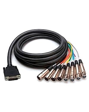 Avid Protools MTRX AES LFHsub XLR Breakout Cable