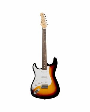 Antiquity ST1 Left-Handed Electric Guitar, 3-Tone Sunburst