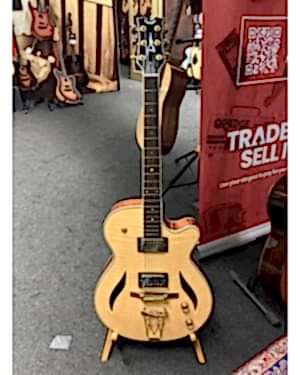 Pre-Owned Dean Stylist STD GN Hollow Body in Blonde Flame (057002)