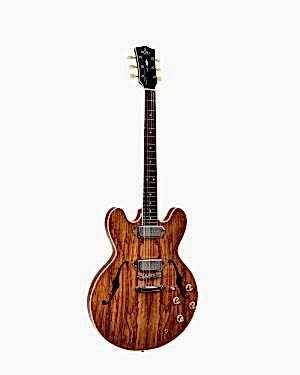 Sigma SH Spalted Maple Electric Guitar AN - Deluxe Hard Case