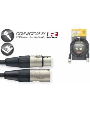 Stagg NMC3R 3m Deluxe XLR Microphone Cable