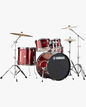 Yamaha Rydeen 22" Drum Kit with Hardware and Cymbals in Burgundy Sparkle