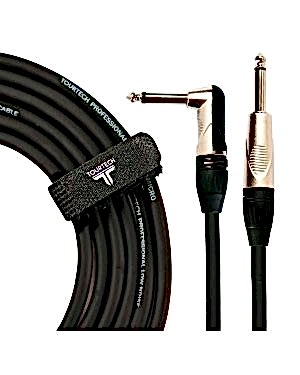 TOURTECH Deluxe Jack to Jack Instrument Cable, 3m, Angled