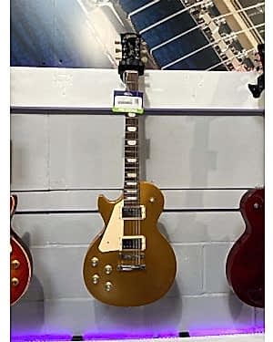 Pre-Owned Gibson Les Paul Tribute Left Handed Satin Gold Top (000368)