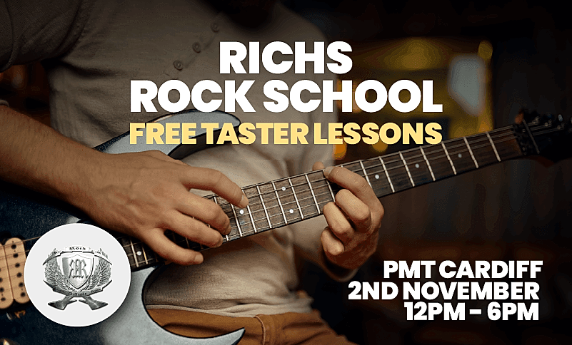 Rich's Rock School Free Taster Lessons at PMT Cardiff