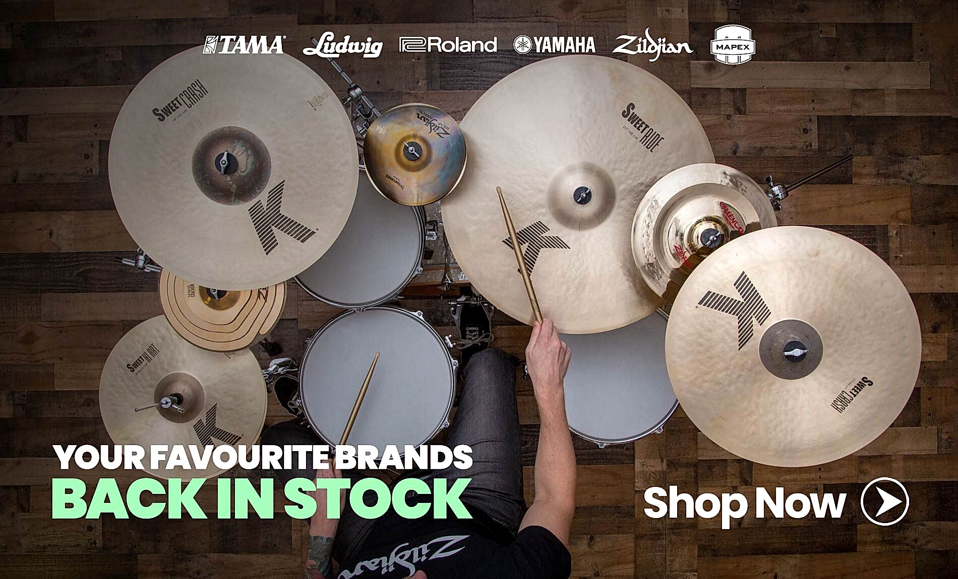 Drums and Percussion - Back in Stock