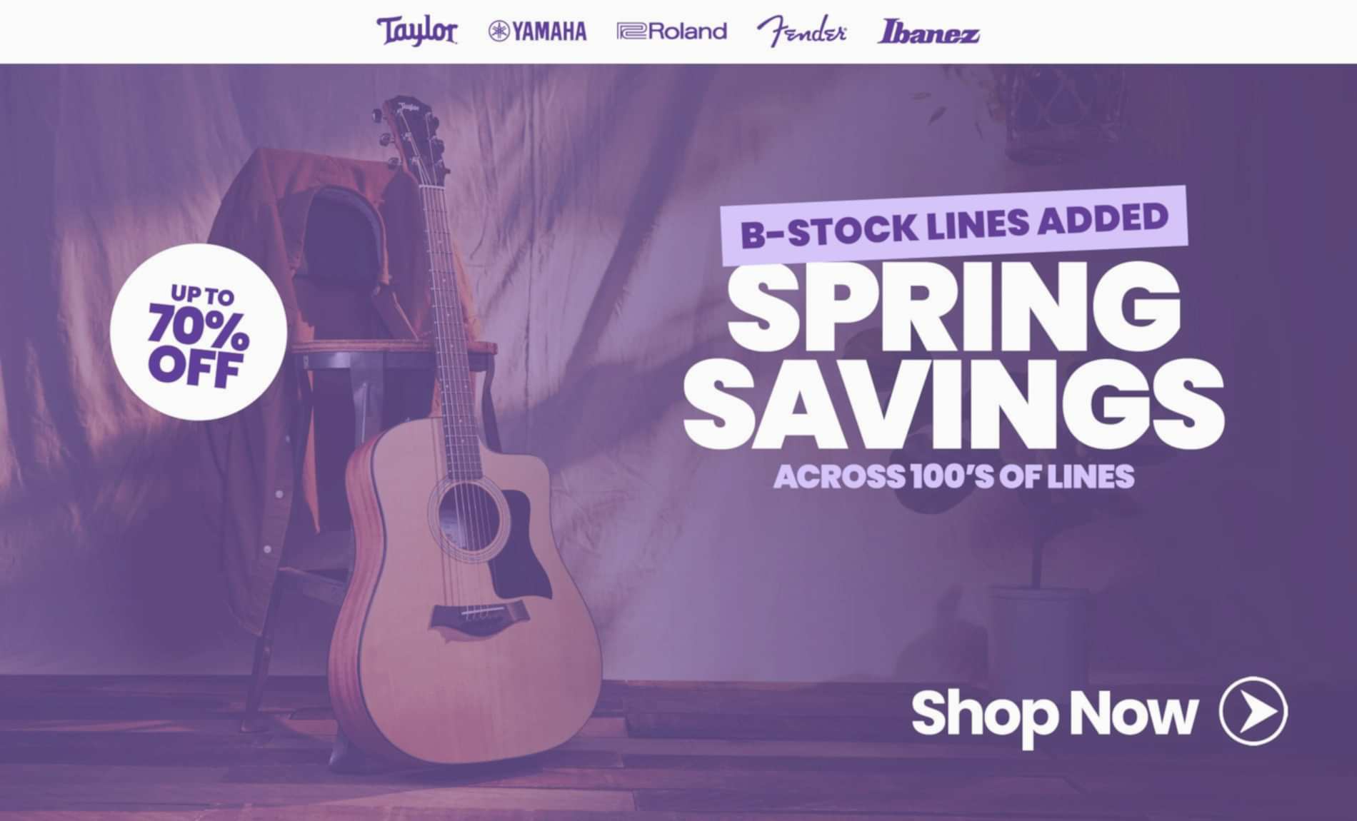 Spring Savings Sale Now Live